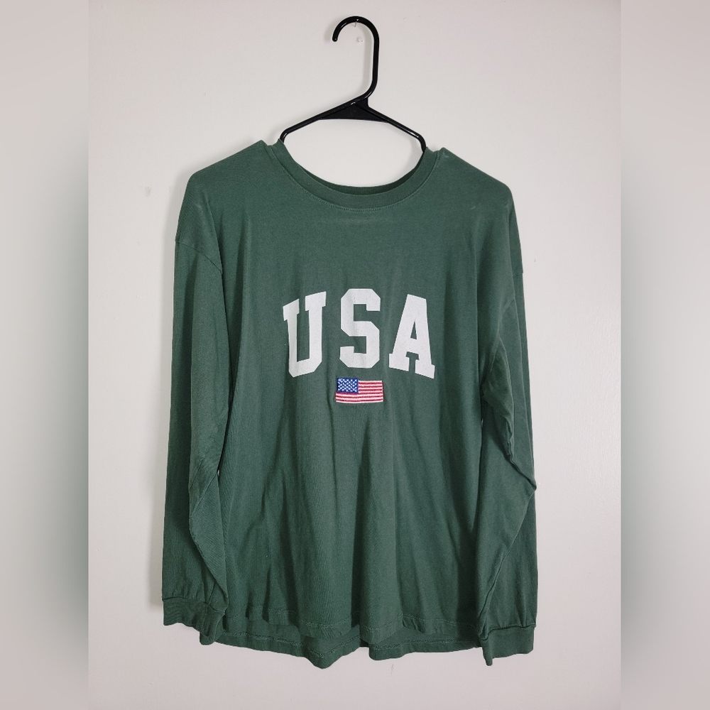 USA Green Long-sleeve